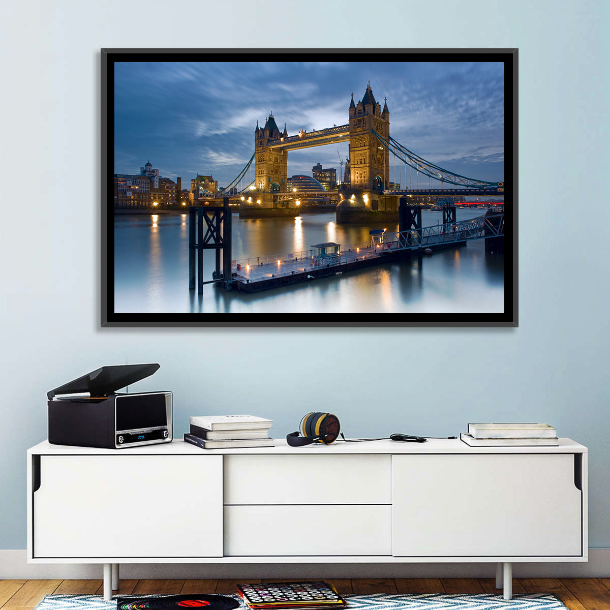 Tower Bridge at Blue Hour Wall Art
