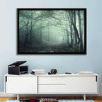 Misty Forest Path Wall Art
