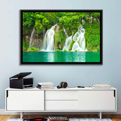 Plitvice Lakes Cascades Wall Art