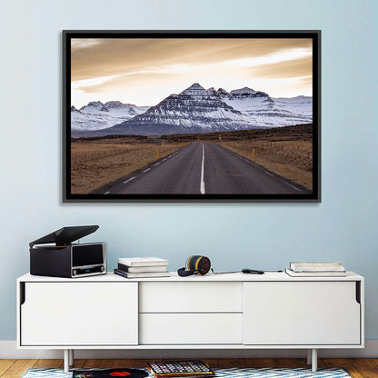 East Fjords Road at Dusk Wall Art