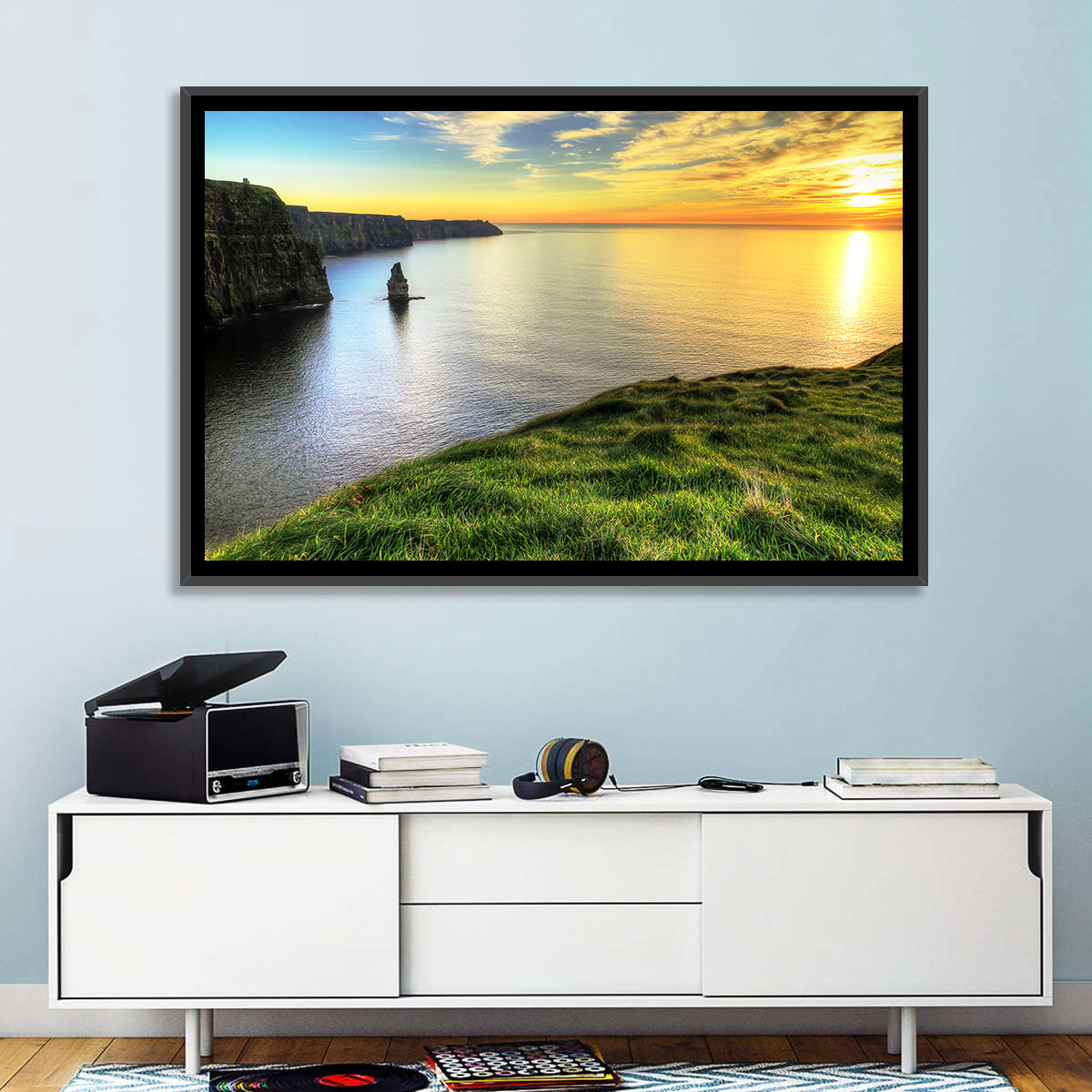 Cliffs of Moher at Sunset Wall Art