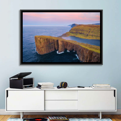 Sørvágsvatn Clifftop Lake Wall Art
