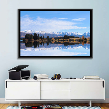 Ruataniwha Lake Reflection Wall Art