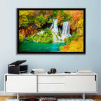 Plitvička Jezera Autumn Falls Wall Art