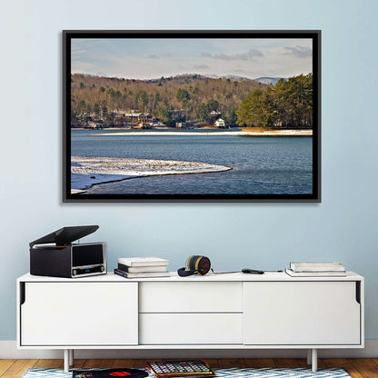 Lake Burton Winter Shoreline Wall Art