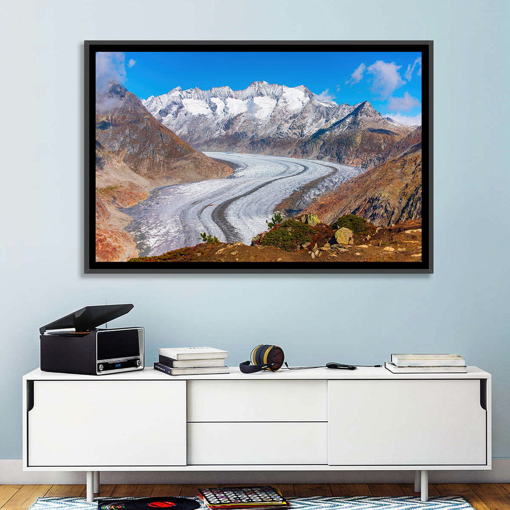 Aletsch Glacier Valley Wall Art
