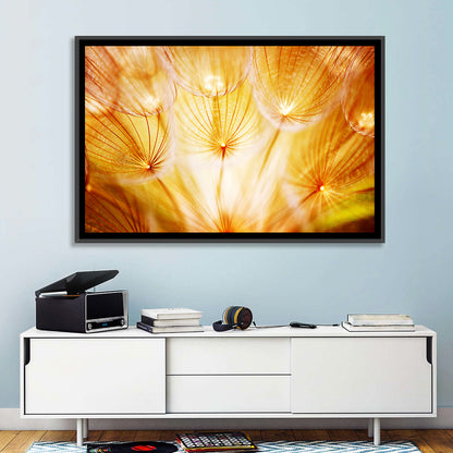 Dandelion Flower Abstract Wall Art