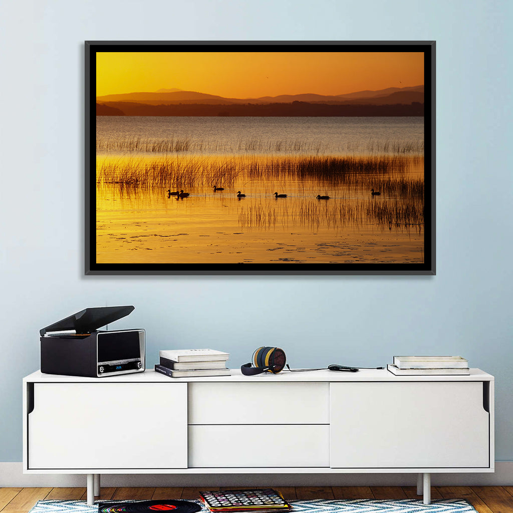Lake Champlain Golden Sunrise Wall Art