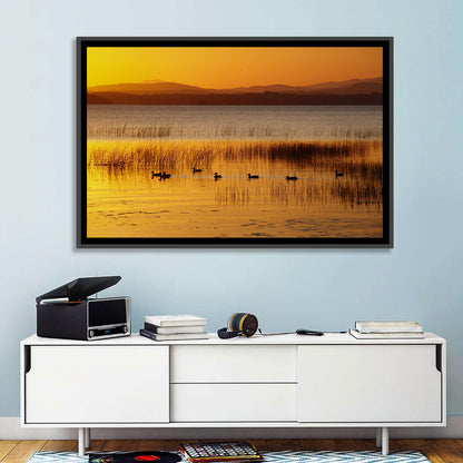 Lake Champlain Golden Sunrise Wall Art