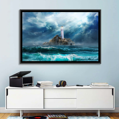 Rocky Island Lighthouse Wall Art