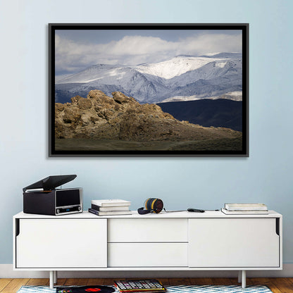 Wonderstone Snow-dusted Mountains Wall Art