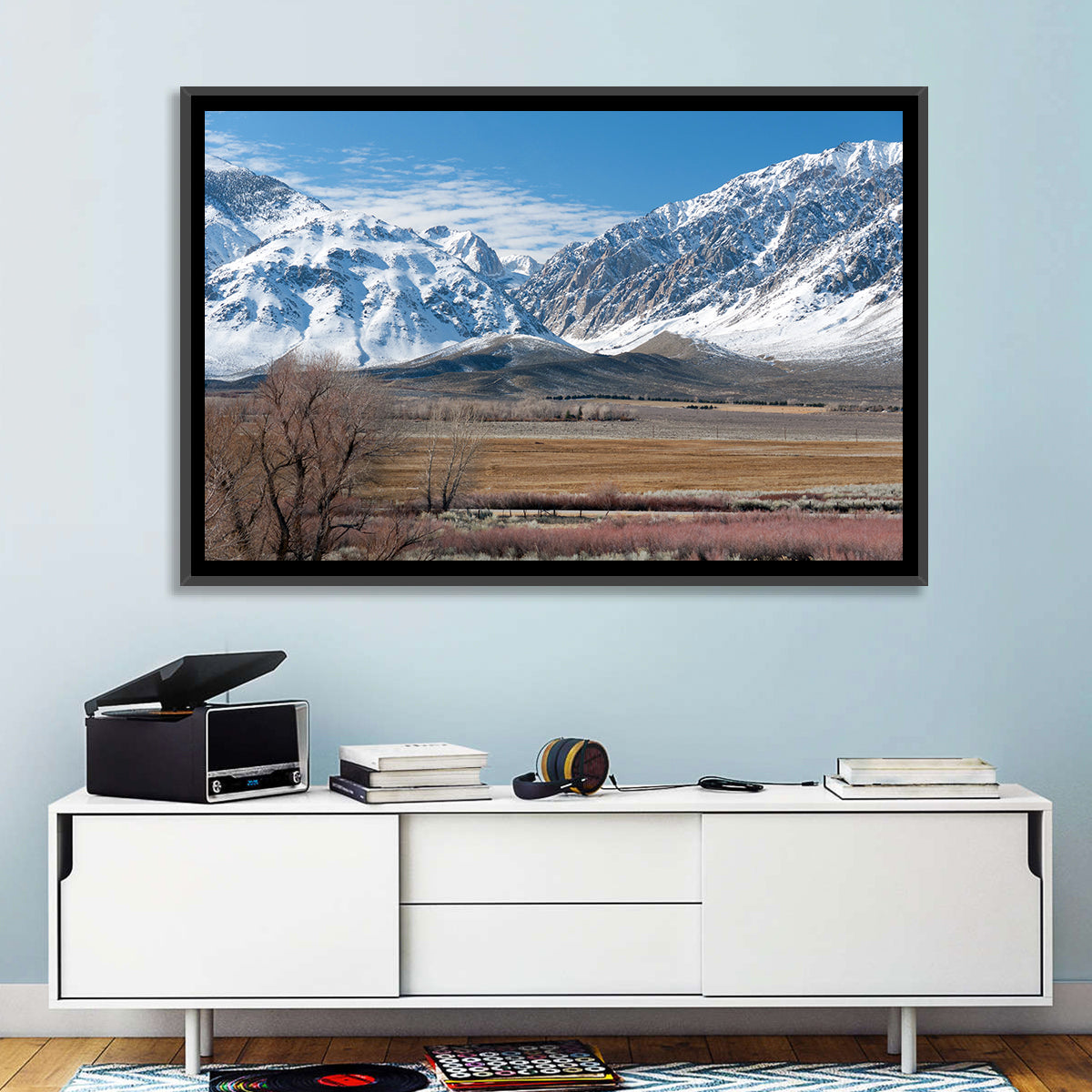 Eastern Sierra Winter Peaks Wall Art