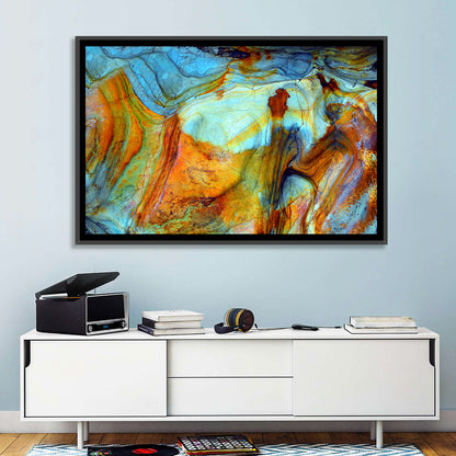 Agate-inspired Rock Pattern Wall Art