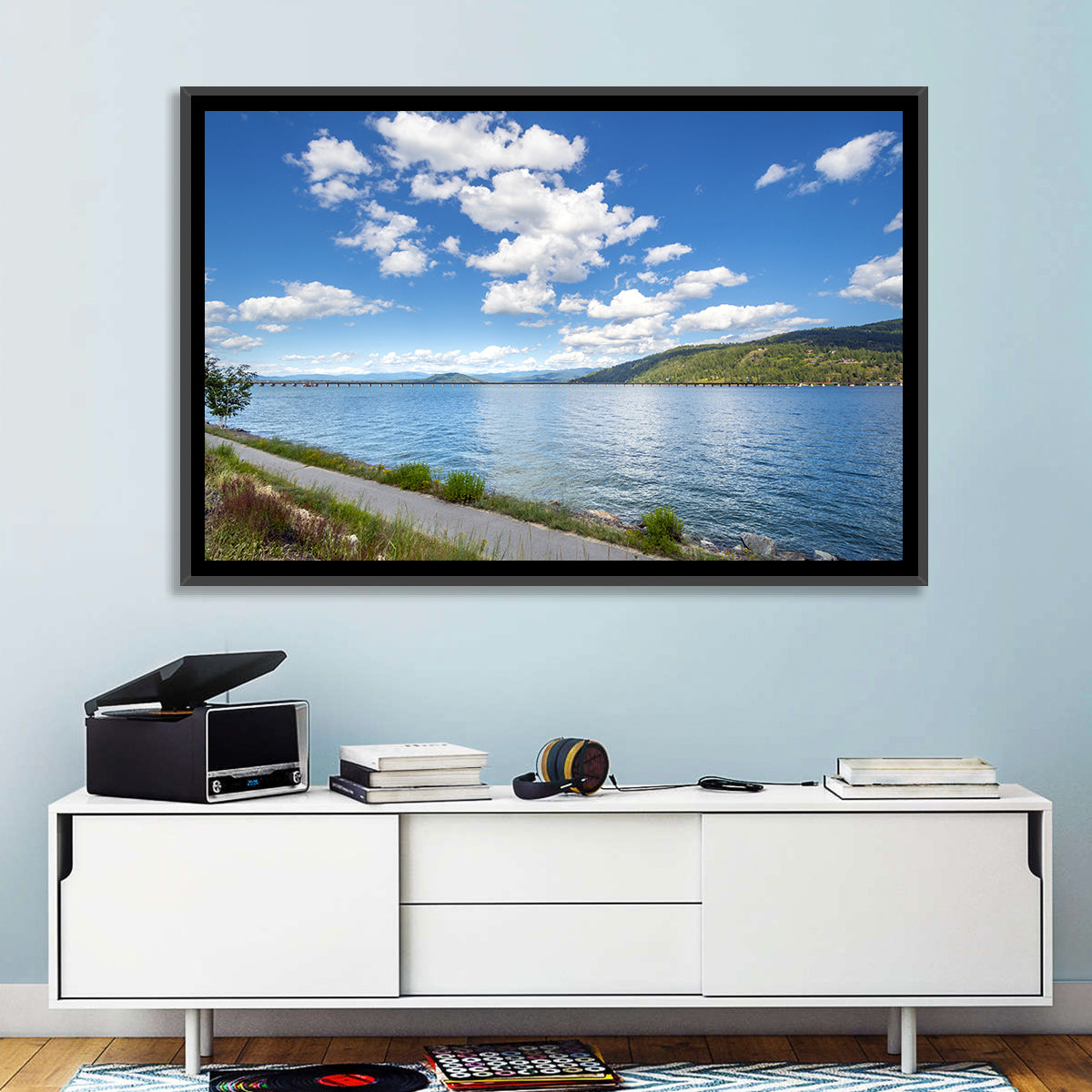 Lake Pend Oreille Bridge View Wall Art