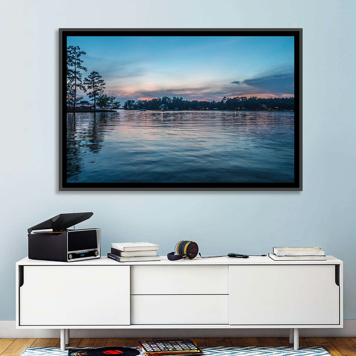 Lake Wateree Twilight Reflection Wall Art