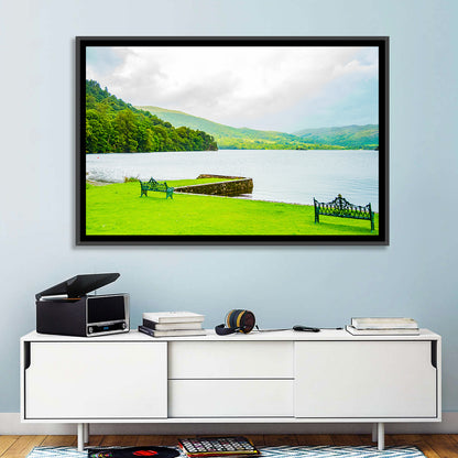 Ullswater Lakeside Benches Wall Art