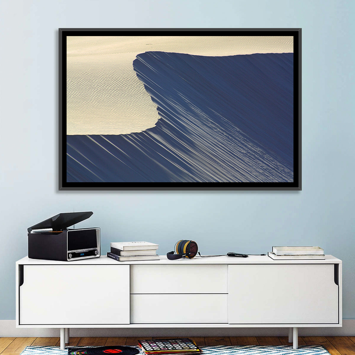Minimalist Sand Dunes in Late Light Wall Art