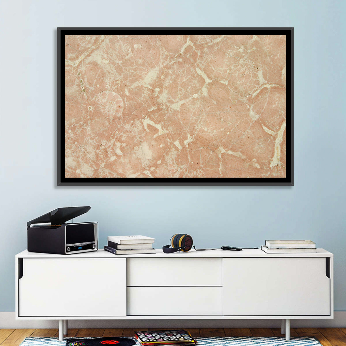 Fossil Veins Marble Study Wall Art