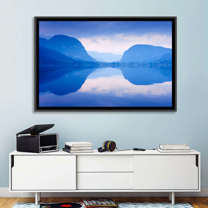 Lake Bohinj Morning Reflection Wall Art