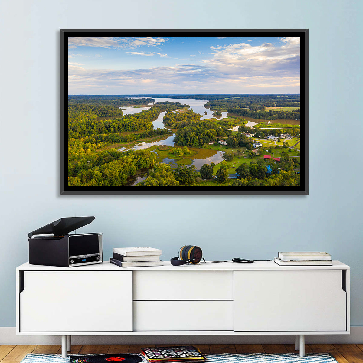 Lake Oconee Aerial Landscape Wall Art