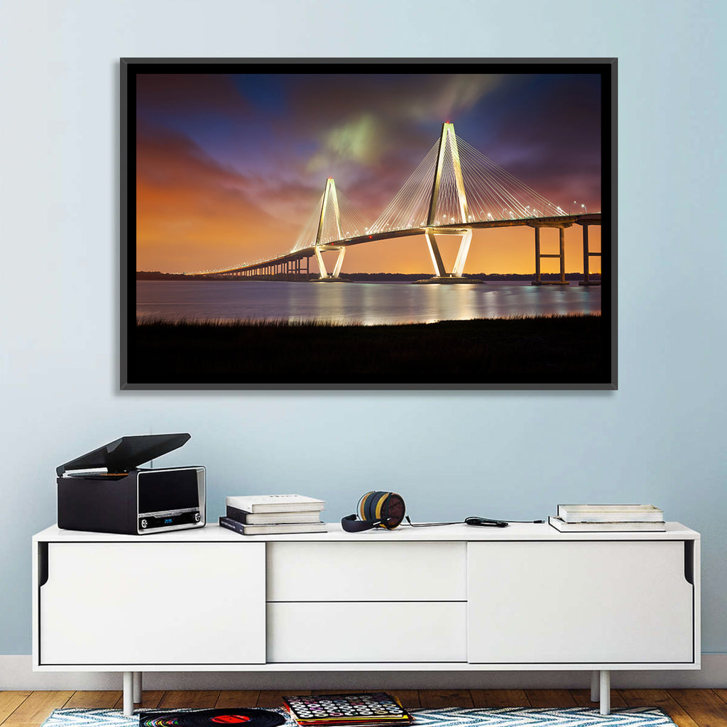 Arthur Ravenel Jr. Bridge at Dusk Wall Art