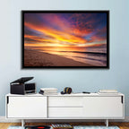 Maine Beach Sunrise Wall Art