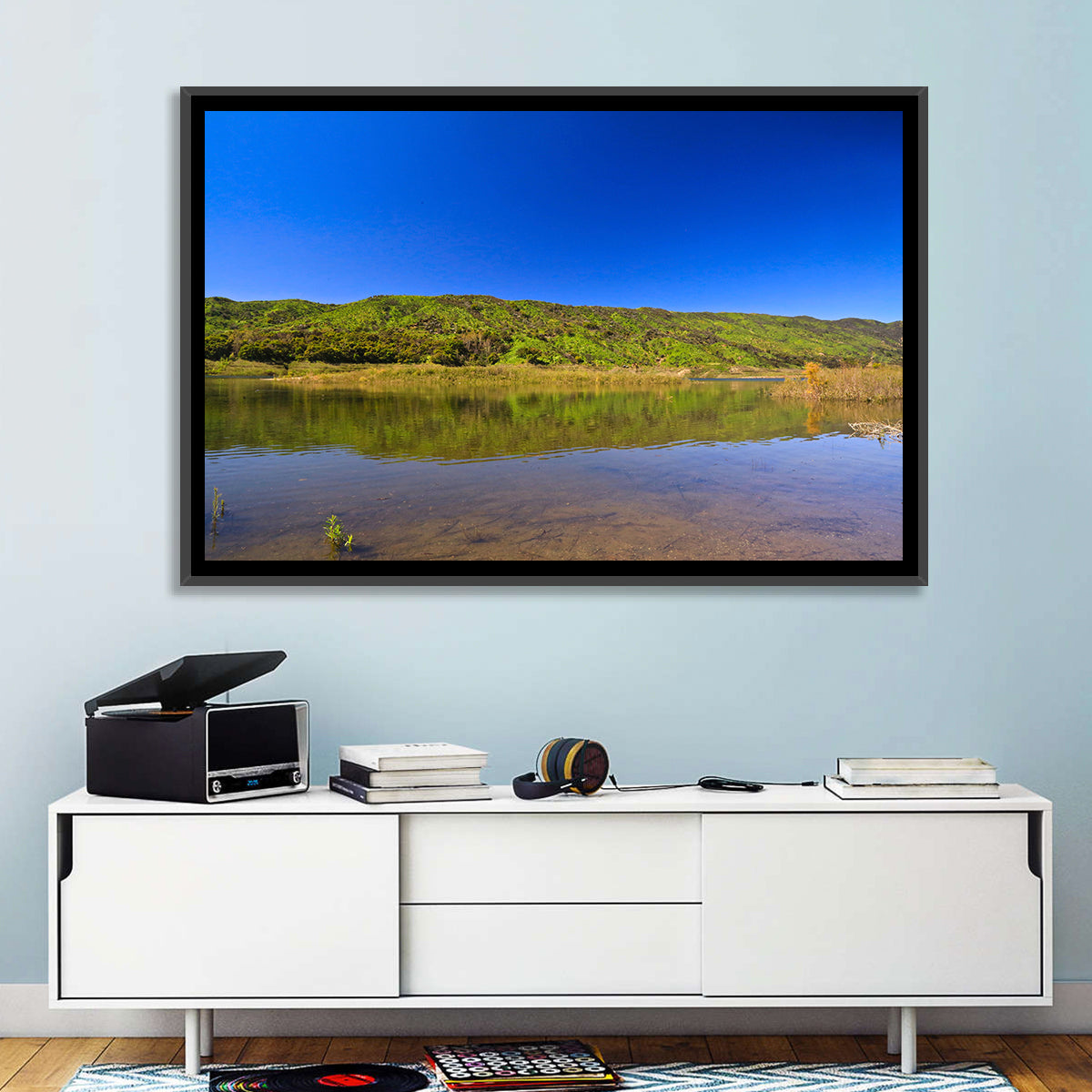 Santa Barbara Lake Reflection Wall Art