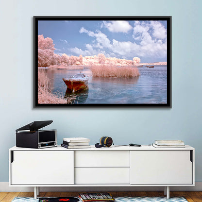 Golyazi Lake Boat Wall Art