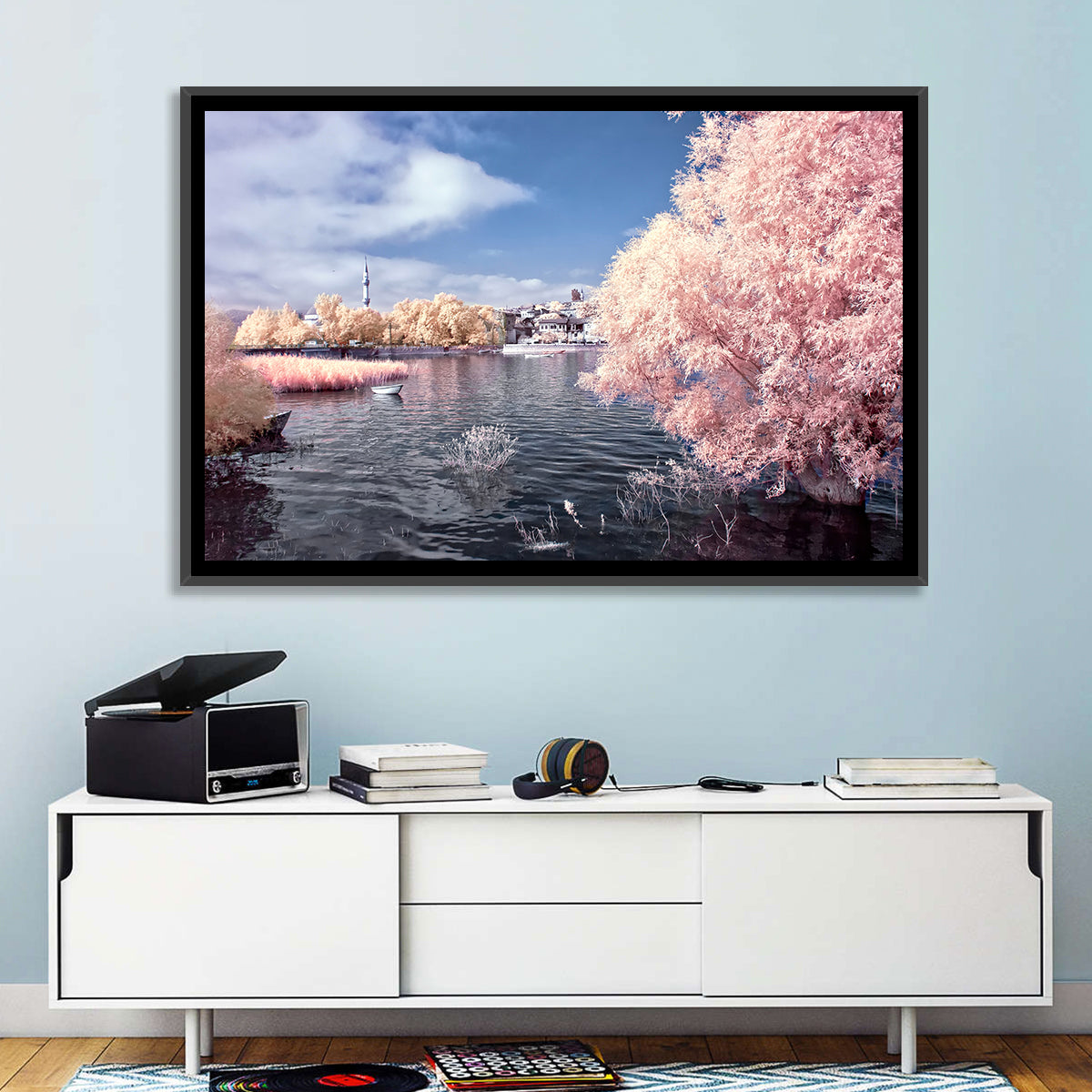 Golyazi Lake Infrared Landscape Wall Art
