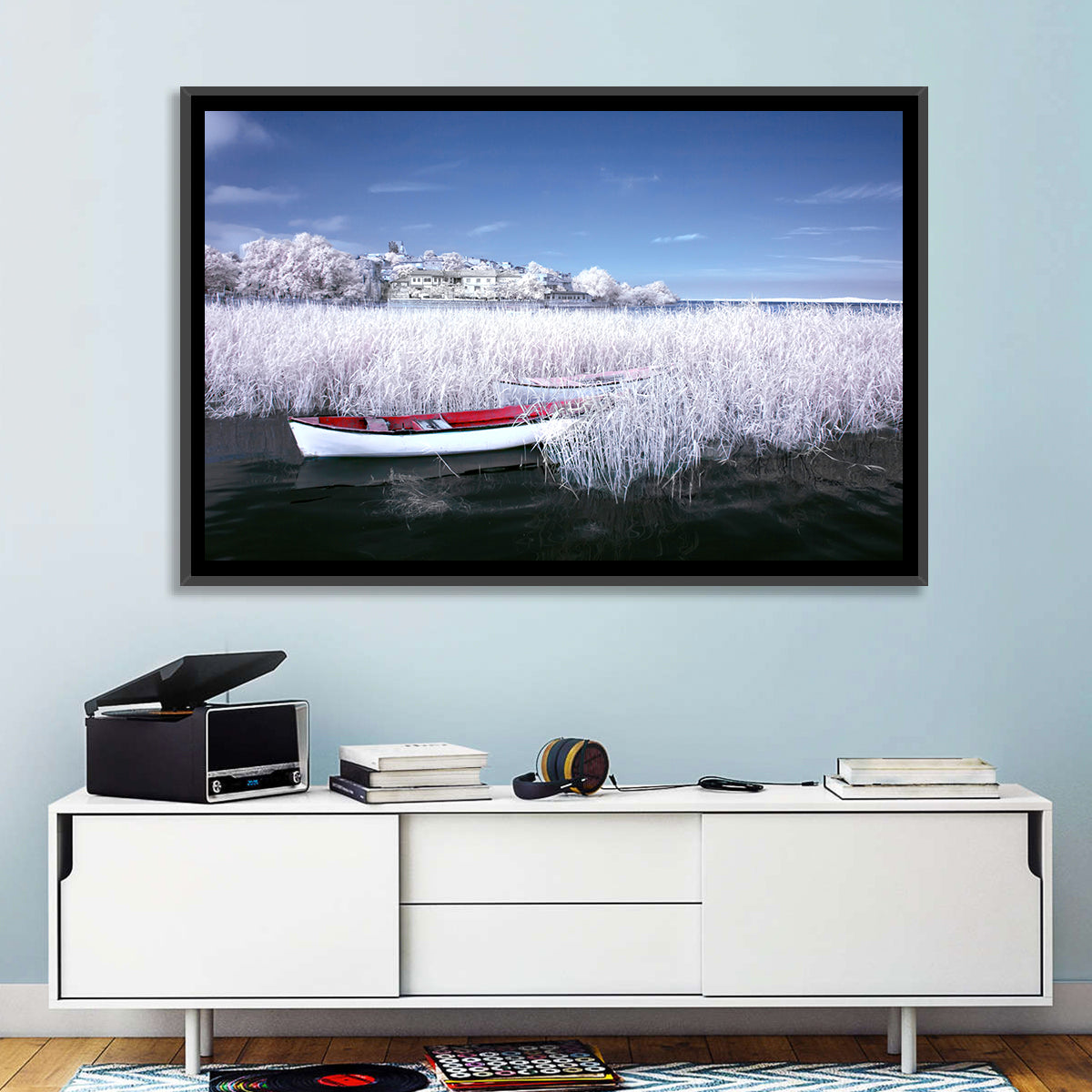 Golyazi Lake Winter Scene Wall Art