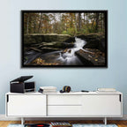 Cheaha Falls Autumn Waterfall Wall Art