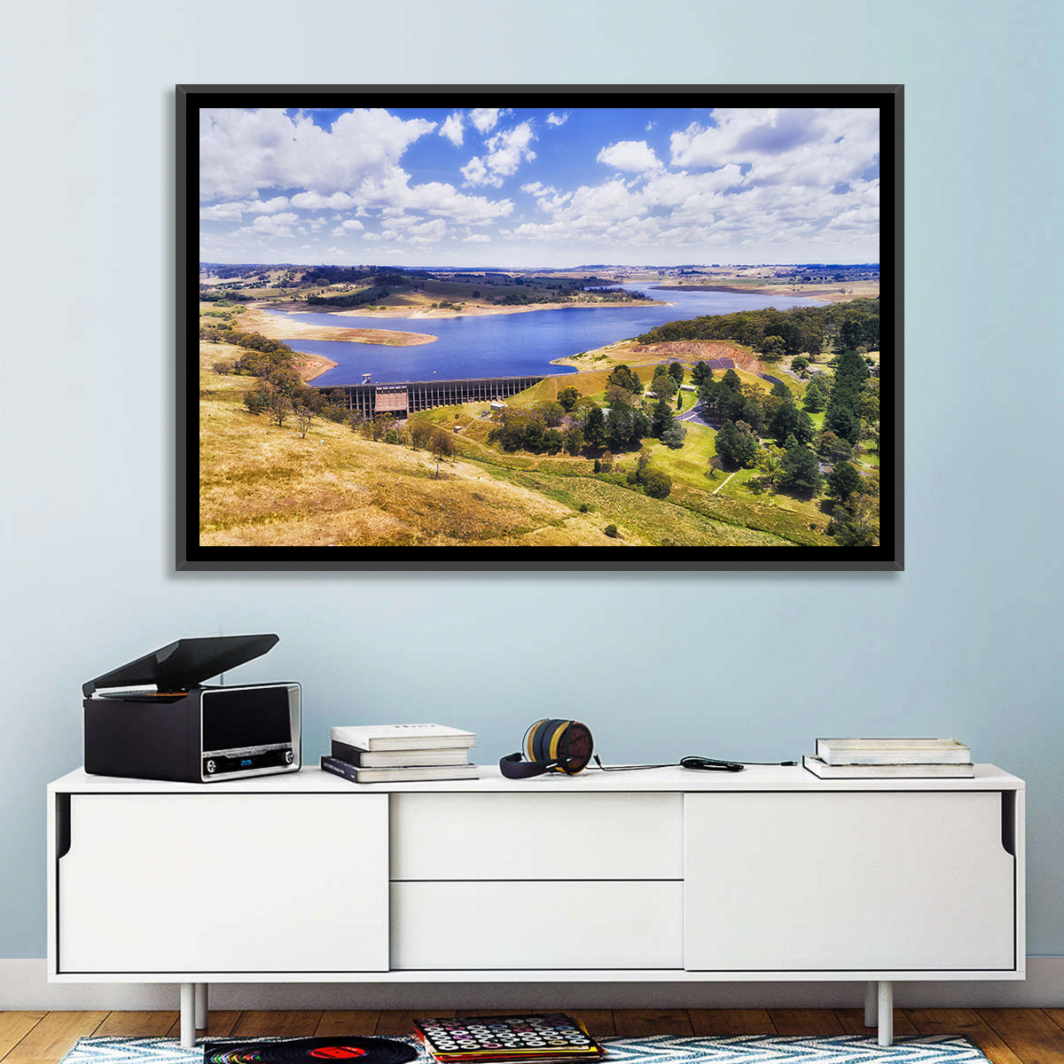 Oberon Lake Aerial Landscape Wall Art