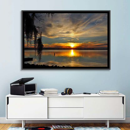 Lake Seminole Sunset Reflection Wall Art