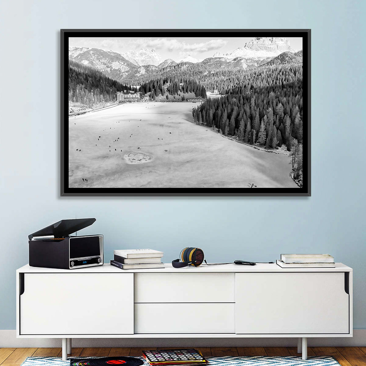 Dolomites at Lago Di Misurina Wall Art