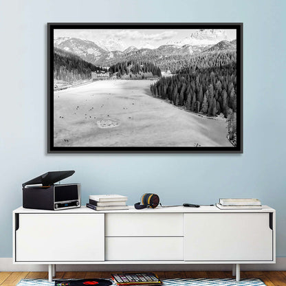 Dolomites at Lago Di Misurina Wall Art