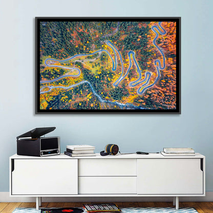 Maloya Pass Aerial View Wall Art