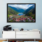 Uzungöl Village Lake View Wall Art