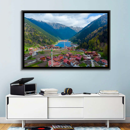 Uzungöl Village Lake View Wall Art