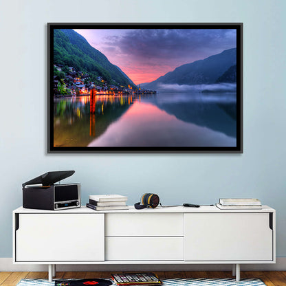 Hallstatt Mountain Village Wall Art