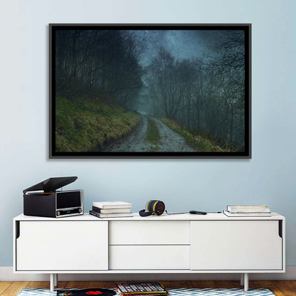 Misty Forest Pathway Wall Art
