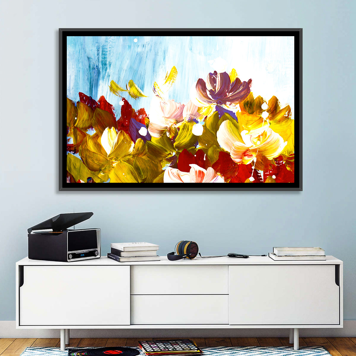 Impasto Floral Garden Wall Art