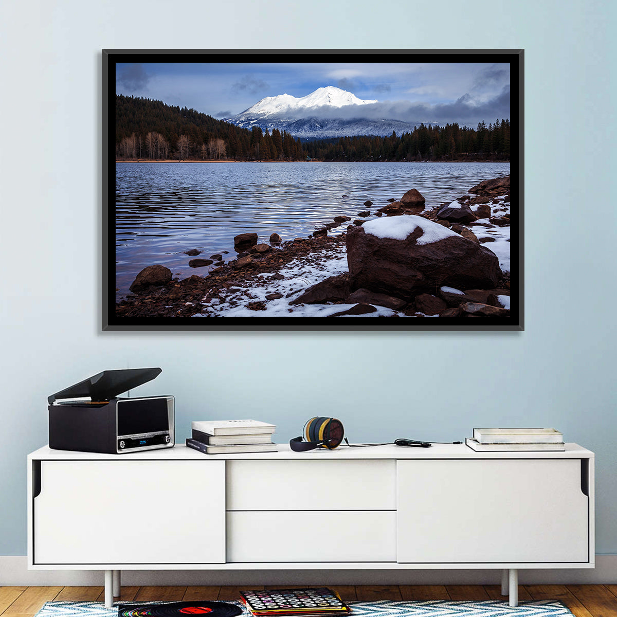 Mount Shasta and Lake Siskiyou Wall Art