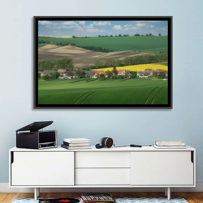 Gentle Moravian Hills Wall Art