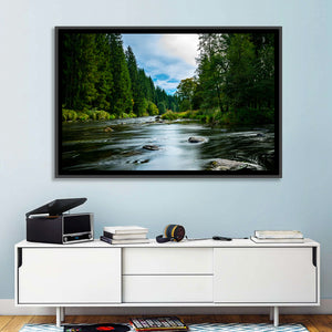 Bavarian Forest River Wall Art