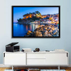 Parga Harbor at Dusk Wall Art