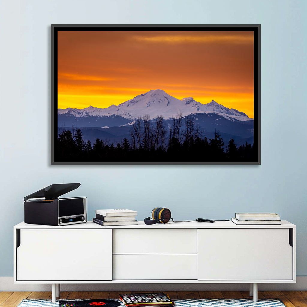 Sunrise Over Mount Baker Wall Art