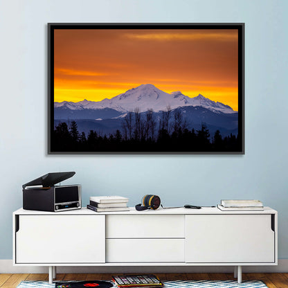 Sunrise Over Mount Baker Wall Art