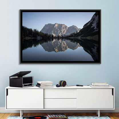 Zugspitze from Lake Seebensee Wall Art