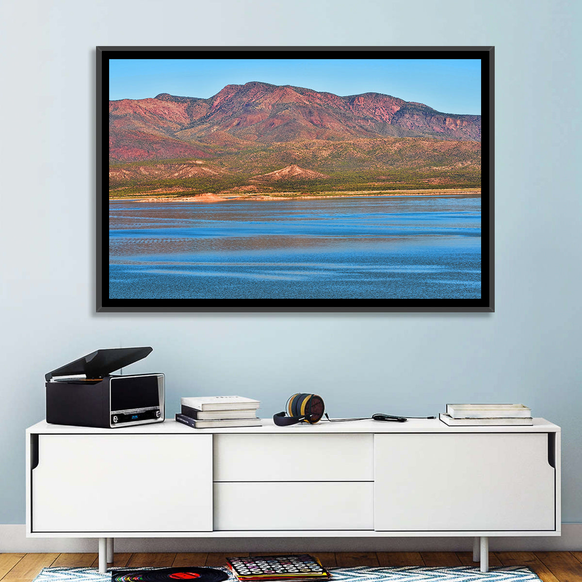 Blue Roosevelt Lake Vista Wall Art