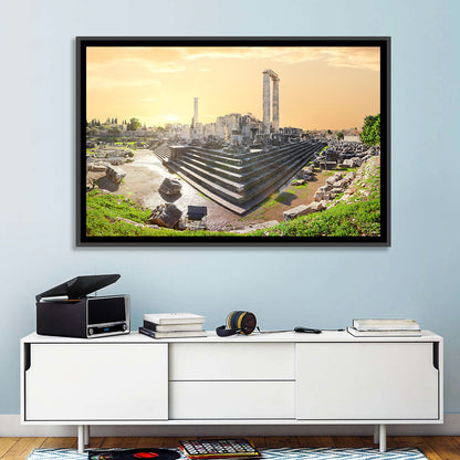 Temple of Apollo at Didyma at Golden Hour Wall Art